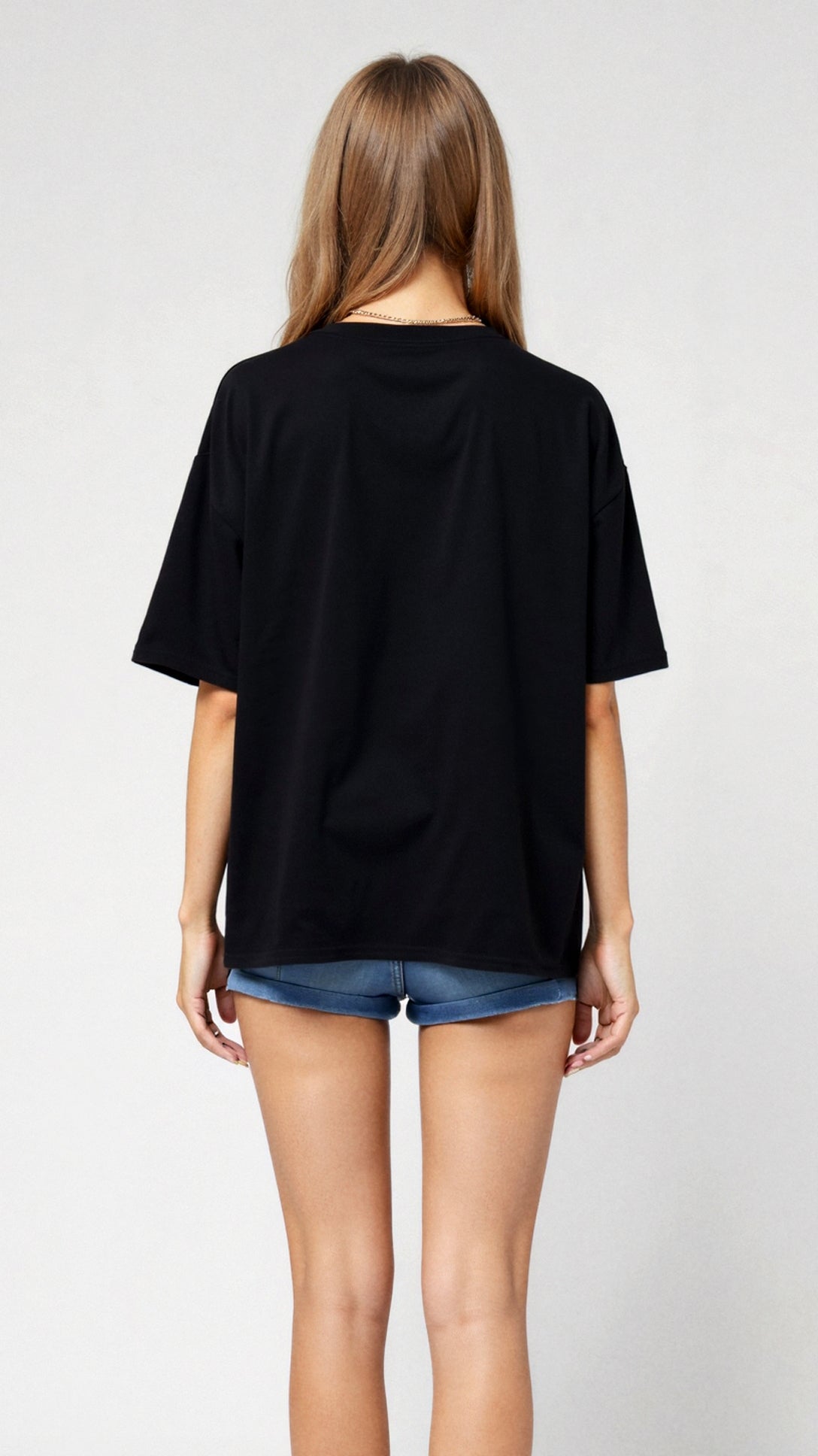 Women's Oversized T-Shirt Cotton - Casual Luxury Womens Shirt 4